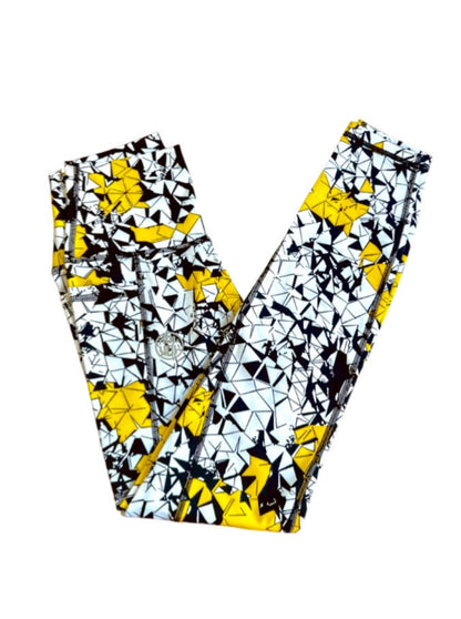 SAVAGE YELLOW LEGGINGS TIRO ALTO