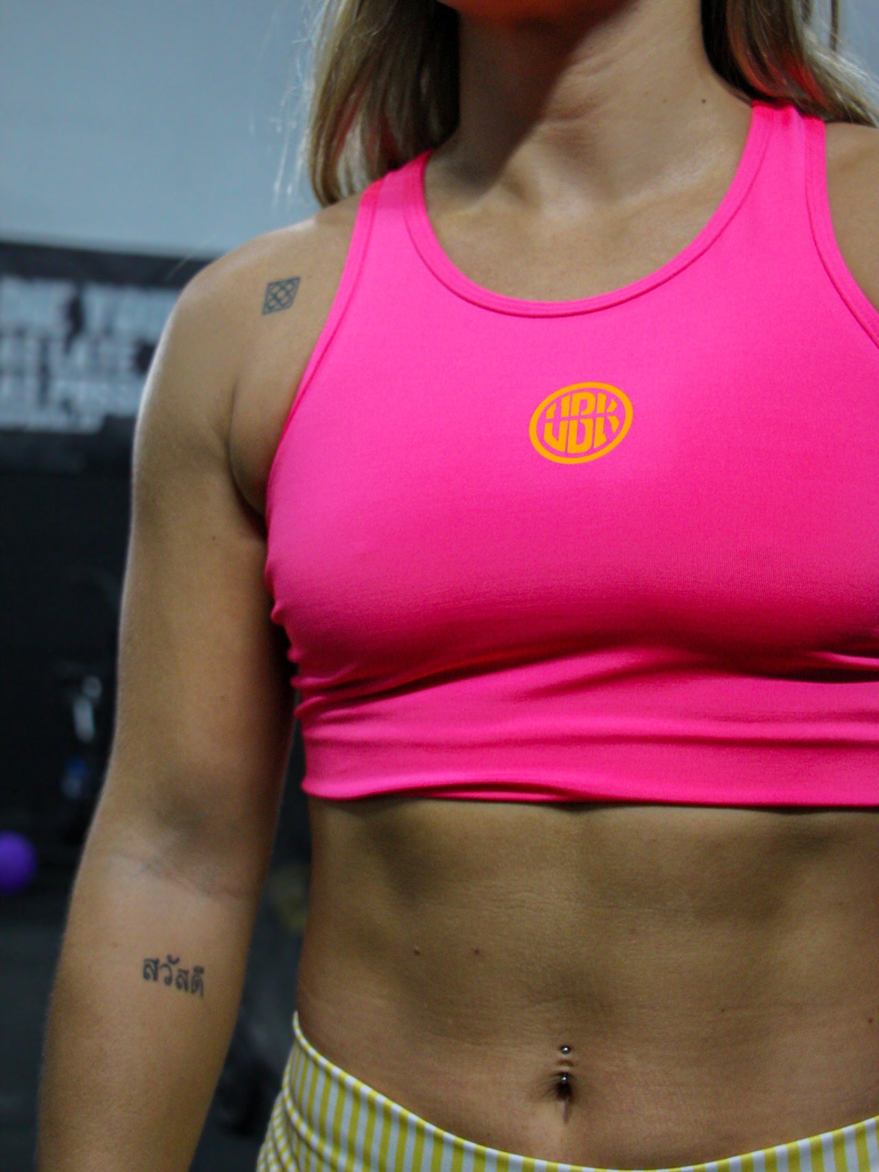 SUJETADOR DEPORTIVO PINK HALTER S - Main Image